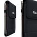 Iphone 6 6S 7 Holster Black Carrying Cell Phone Case Belt Clip and Loop Holster Pouch for Iphone 6 / 6S / 7 (Fits Iphone 6 / 6S / 7 with Otterbox Case / Lifeproof Case / Mophie Juice Pack Air)