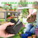 Square Nursery Pots 3.3 Inches Flexible Plastic Seedling Pots Square Pots for Plants, Succulent, Flower, Pack of 60, with 60 PCS Plant Labels