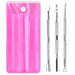 Cuticle Pusher,  3PCS Gel Nail Polish Cuticle Remover Nail Cuticle Pusher Stainless Steel Manicure Pedicure Tools Metal Cuticle Peeler Scraper for Fingernails and Toenails