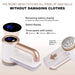 Rechargeable Fabric Shaver, Electric Commercial Lint Remover with LED Display & Big Trash Box, 3-Speeds for Removing Fuzz and Pill from Clothes, Furniture, Sweater, Couch and Blanket, White