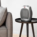 1500W Oscillating Ceramic Heater with Adjustable Thermostat, Silver