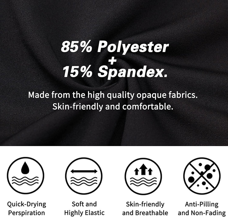 Men'S Compression Shirts Long Sleeve Athletic Running Cool Dry Top Workout Sport Baselayer Underwear