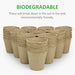60 Packs 2.4 Inch Peat Pots Plant Starters for Seedling with 25 Pcs Plant Labels, Biodegradable Herb Seed Starter Pots Kits, Garden Germination Nursery Pot