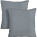 Throw Pillows Insert (Pack of 2, White) - 18 X 18 Inches Bed and Couch Pillows - Indoor Decorative Pillows