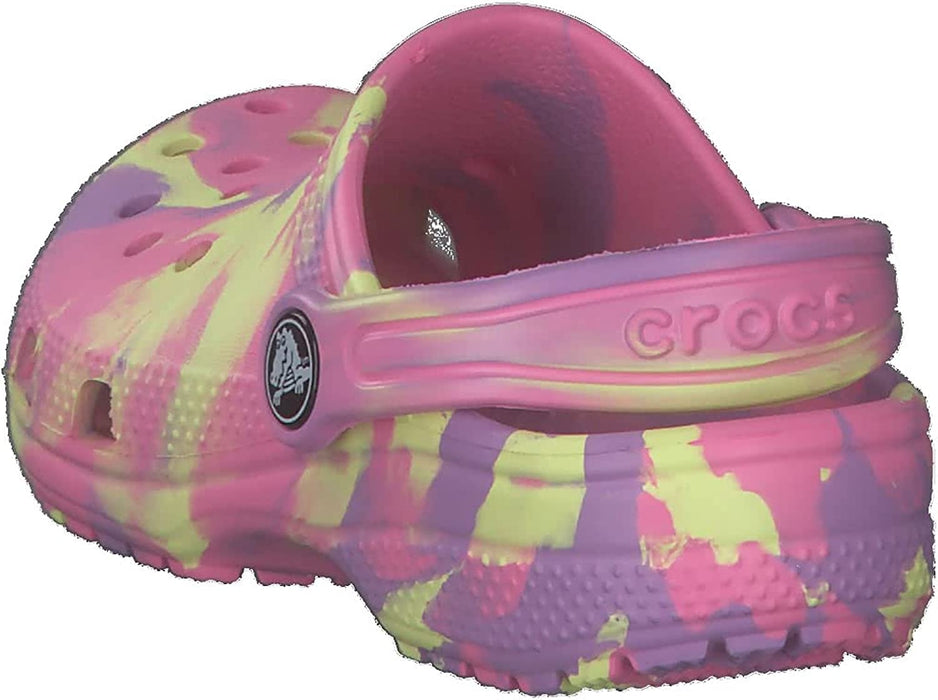 Unisex-Child Classic Marbled Tie Dye Clog