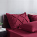 Bedsure Full Size Comforter Sets - Bedding Sets Full 7 Pieces, Bed in a Bag Burgundy Bed Sets with Comforters, Sheets, Pillowcases & Shams,Adult & Kids Bedding