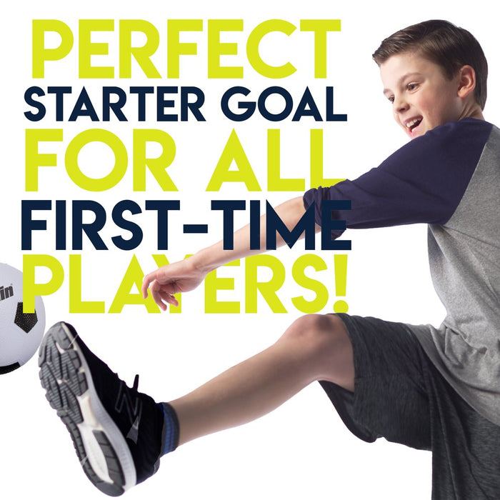 Kids Mini Soccer Goal Set - Includes Goal, Ball + Pump