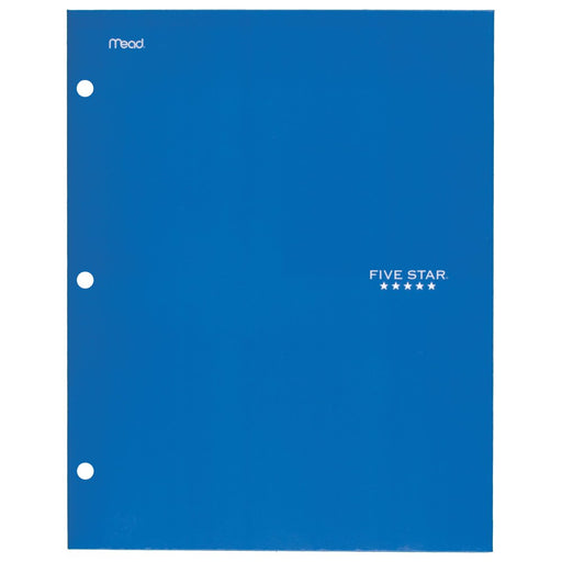 Five Star 4-Pocket Paper Folder, Assorted Colors (33585)