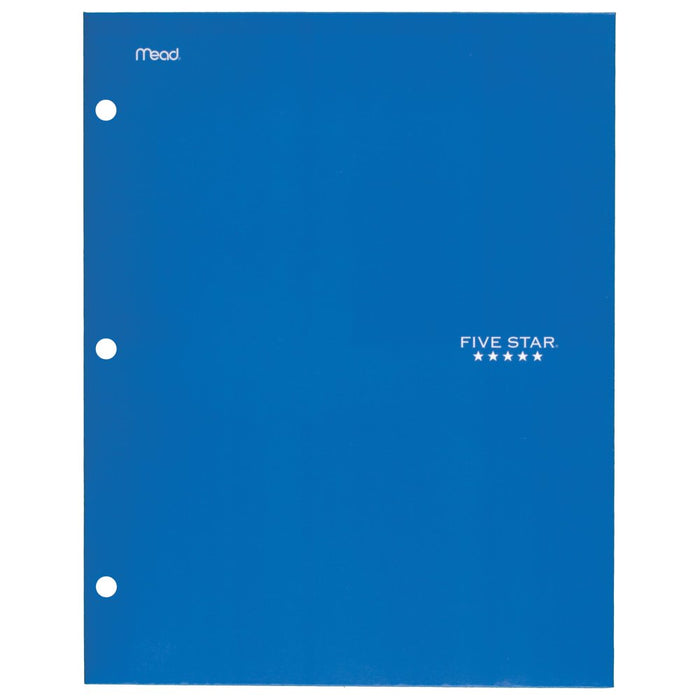 Five Star 4-Pocket Paper Folder, Assorted Colors (33585)