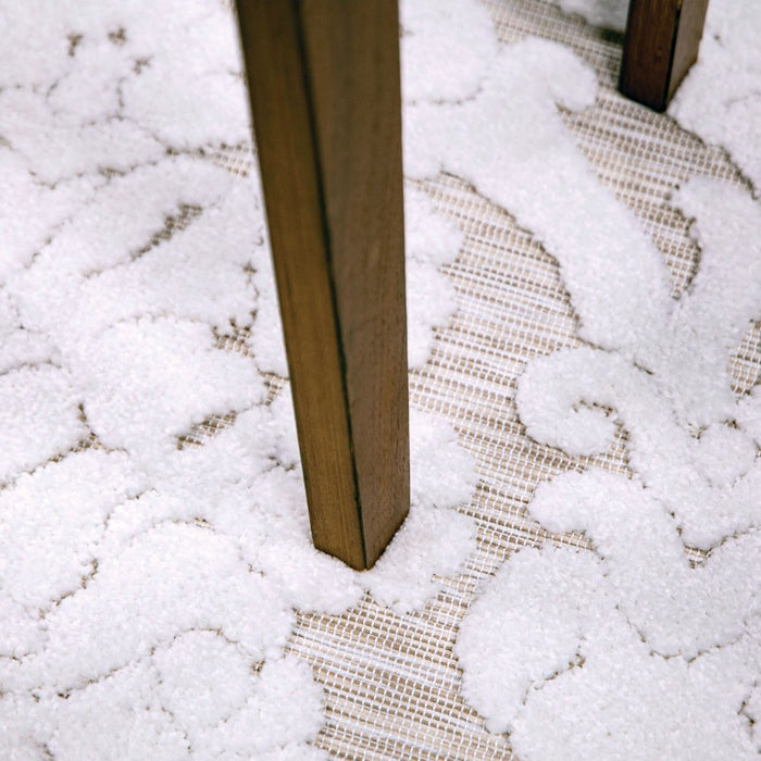 My Texas House Charlotte, Transitional, Damask, Woven Area Rug, 5'2" X 7'6"