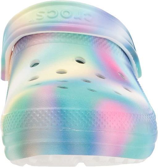 Unisex-Adult Classic Tie Dye Lined Clogs | Fuzzy Slippers