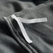 Flannel Duvet Cover Set Oeko-Tex Certified, 3 Pieces Velvet Duvet Cover Queen, Ultra Soft Comforter Cover with Zipper and Corner Ties, Dark Grey