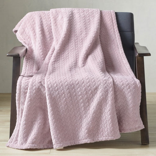Better Homes & Gardens Pink Velvet Plush Throw, 50" X 72"