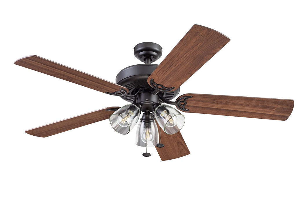 Better Homes & Gardens 52" 5 Blade Oil-Rubbed Bronze with 3 Lights