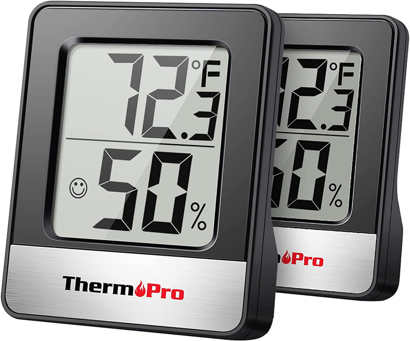 TP49 Digital Indoor Humidity Meter Room Thermometer with Temperature and Humidity Monitor Mini Hygrometer Thermometer