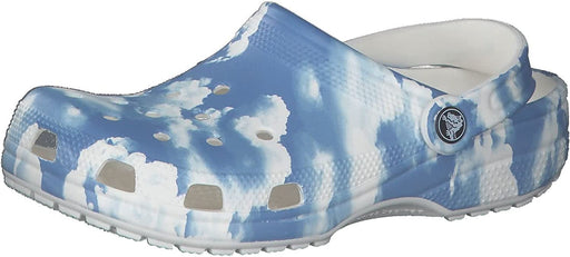 Unisex Classic Graphic Clogs, Cloud Print,10 Women/8 Men