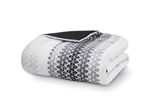Mainstays Black and White Geo 10 Piece Bed in a Bag with 3 Dec Pillows, Queen