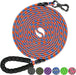 Heavy Duty Dog Leash, 30FT Reflective Dog Leash with Swivel Lockable Hook and Comfortable Padded Handle, Puppy Leash for Walking, Hunting, Camping, Backyard for Small Medium and Large Dogs