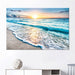 Art Sea Waves Large Canvas Prints Wall Art Ocean Beach Frameless Pictures Paintings for Living Room Bedroom Home Decorations