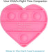 Swop Its Giggle Character Collectable Push Pop Bubble Fidget Sensory Toy for Anxiety & Stress Relief with Glow-In-The-Dark Heart, Food-Grade Bubble Popping Sensory Toy for Autism & ADHD- Novelty Gifts