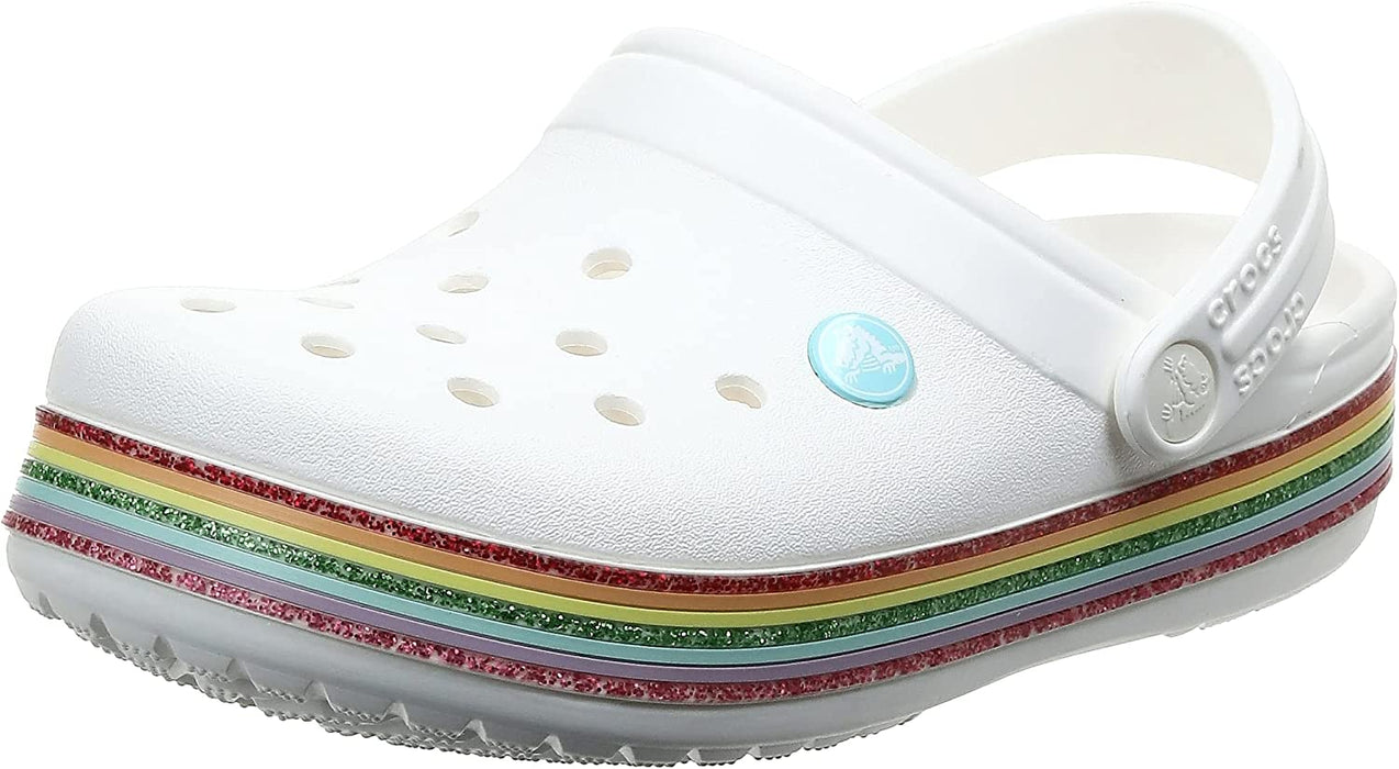 Kid'S Crocband Rainbow Band Clogs
