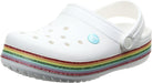 Kid'S Crocband Rainbow Band Clogs