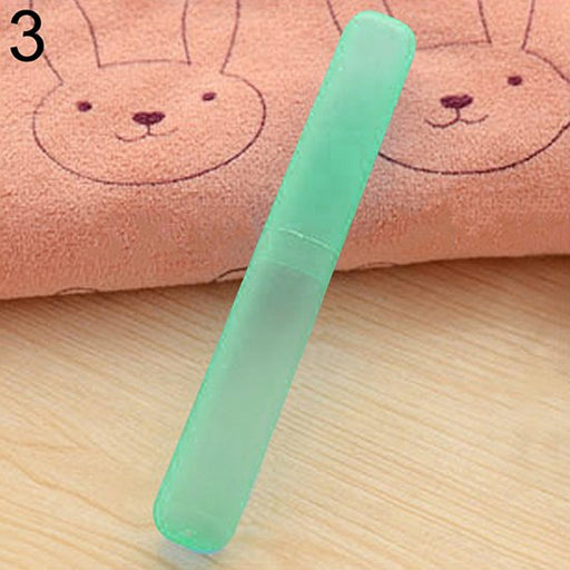 Portable Travel Hiking Camping Toothbrush Holder Case Tube Protect Cover Box