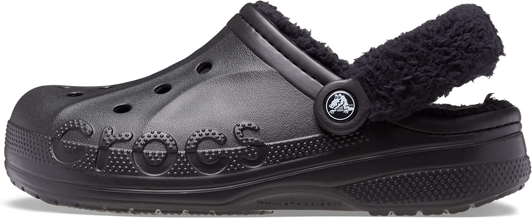 Crocs Unisex-Adult Men'S and Women'S Baya Lined Fuzz Strap Clog
