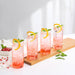 4 Set 20 OZ Drinking Glasses with Bamboo Lids and Straws, Borosilicate Glass Tumbler Cups - Tall Clear Iced Coffee Cups for Smoothie, Water, Juice, Coffee Bar Accessories - Cute Gifts, Reusable