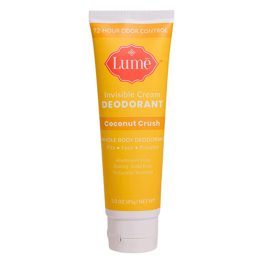 Deodorant Cream Tube - Underarms and Private Parts - Aluminum Free, Baking Soda Free, Hypoallergenic, and Safe for Sensitive Skin - 3Oz Tube (Coconut Crush)