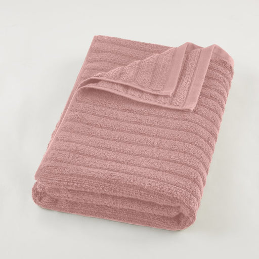 Mainstays Performance Textured Bath Sheet Dusty Rose