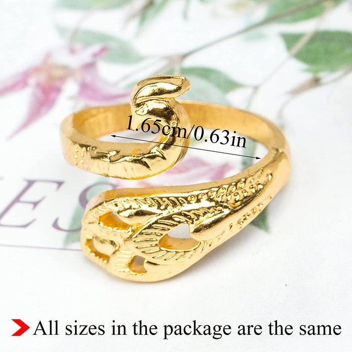8 Pcs Adjustable Knitting Crochet Loop Ring, Braided Knitting Ring Yarn Guide Finger Holder for Mother Grandma Thanksgiving Presents