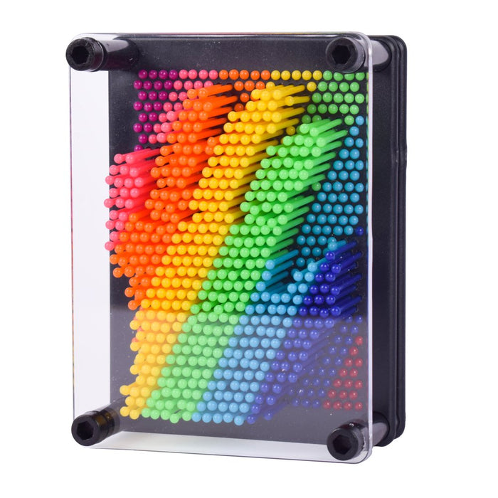 Rainbow Pin Art - 3D Pin Board for Kids