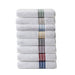 Better Homes & Gardens 6-Piece Bath Set, Blue Solid/Stripe
