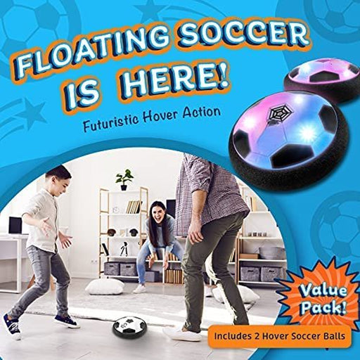 Hover Ball for Boys & Girls - 1 LED Light Soccer Balls with Foam Bumpers