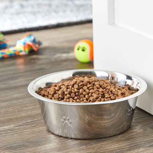 Vibrant Life Stainless Steel Dog Bowl, Large