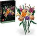 Icons Flower Bouquet 10280 Building Decoration Set - Artificial Flowers with Roses, Decorative Home Accessories, Gift for Him and Her, Botanical Collection and Table Art for Adults