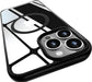 Magnetic Case for Iphone 14 Pro Max Case [Mil-Grade Drop Tested & Compatible with Magsafe] Translucent Matte Back with Aluminum Alloy Keys, Anti-Fingerprint Anti-Scratch 6.7 Inch, Black