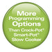 7 Quart Programmable Slow Cooker with Party Dipper, Stainless Steel, 33477