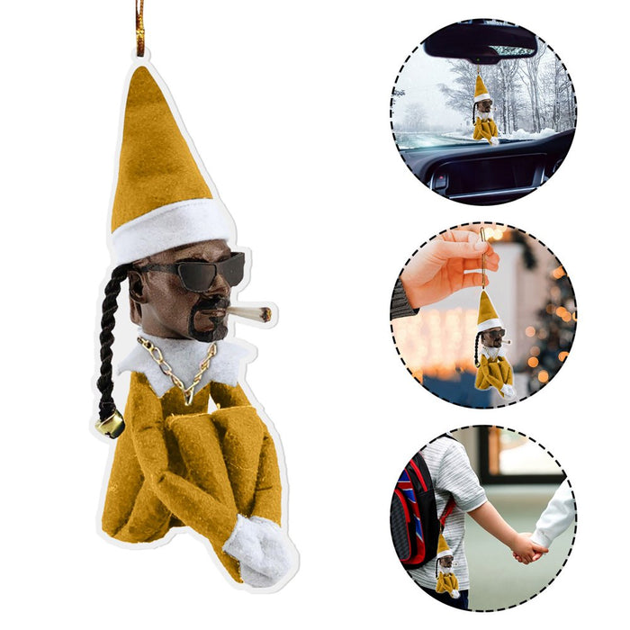 Home Decor 2PC Snoop on the Bent over Doll Family Garden Decoration Pendant