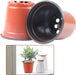 150 Pcs 4" Plastic Plants Nursery Pot,Seed Starting Pots