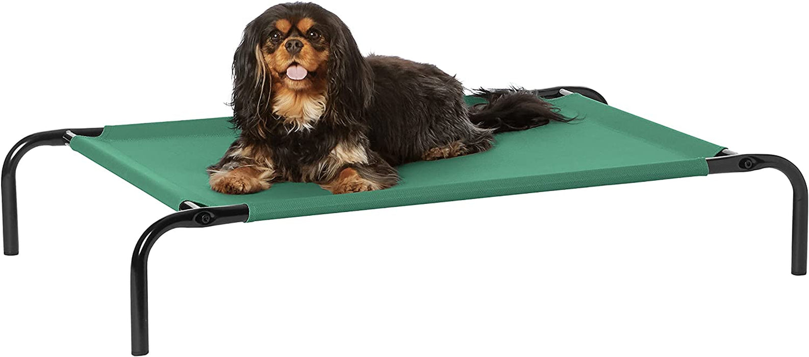 Cooling Elevated Dog Bed with Metal Frame, Large, 51 X 31 X 8 Inches, Grey