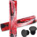 MTB BMX Scooter Grips - Handlebar Bicycle Grips for Flat Straight Bars like BMX, MTB, Scooter; Rubber Non-Slip Grip to Match Any Bike or Scooter
