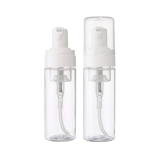 2 Pack Empty Bottle Travel Soap Bottle | Plastic Foam Dispenser Bottle | Mini Foaming Soap Pump | 50 Ml/1.7 Oz