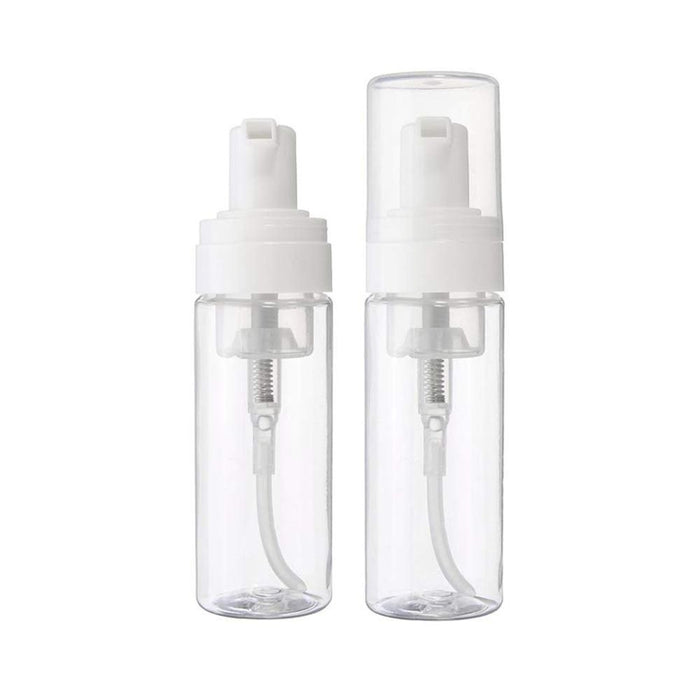 2 Pack Empty Bottle Travel Soap Bottle | Plastic Foam Dispenser Bottle | Mini Foaming Soap Pump | 50 Ml/1.7 Oz