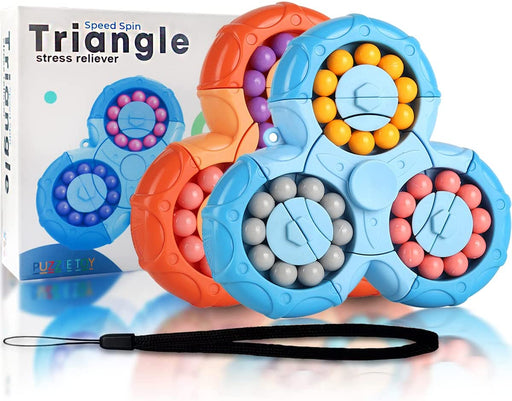 Pop Fidget Spinners - Puzzles for Adults,Sensory Toys for Autistic Kids,Fidget Toys -Stress Reduction and Anxiety Relief Hand Sensory Toy, Puzzle Games Rotating Magic Bean for Adults and Kids