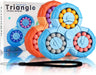 Pop Fidget Spinners - Puzzles for Adults,Sensory Toys for Autistic Kids,Fidget Toys -Stress Reduction and Anxiety Relief Hand Sensory Toy, Puzzle Games Rotating Magic Bean for Adults and Kids