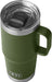 Rambler 20 Oz Travel Mug, Stainless Steel, Vacuum Insulated with Stronghold Lid, Black