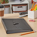 Pen + Gear Poly Durable 7 Pockets Expanding File, Textured Black