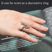 8 Pcs Adjustable Knitting Crochet Loop Ring, Braided Knitting Ring Yarn Guide Finger Holder for Mother Grandma Thanksgiving Presents